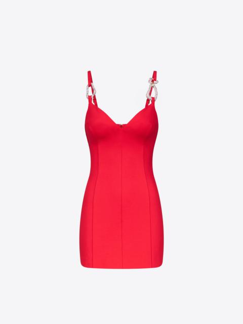 CRYSTAL LINK MINI DRESS