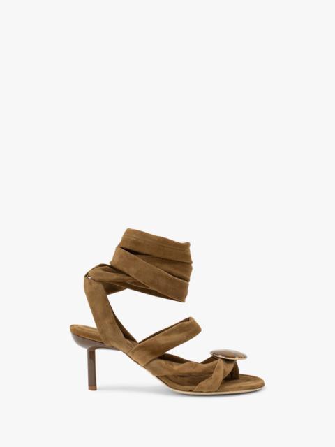 Doma Stoned Suede Wrap Heel