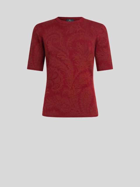 COTTON-BLEND JACQUARD SWEATER