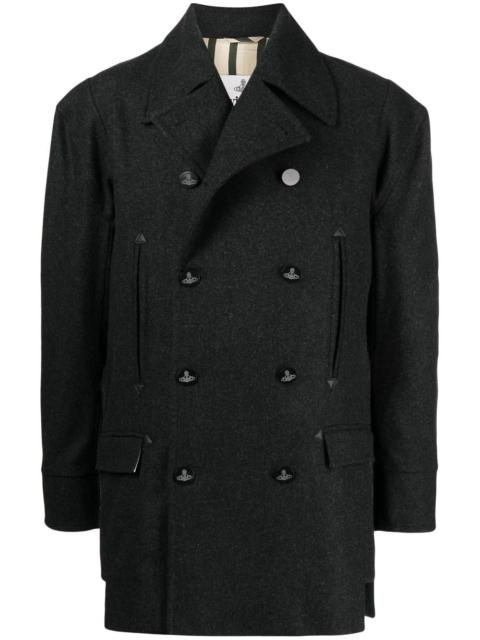 wool-blend peacoat