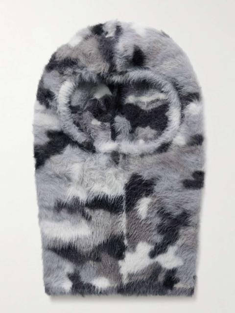 Kairossa Brushed Camouflage Jacquard-Knit Balaclava
