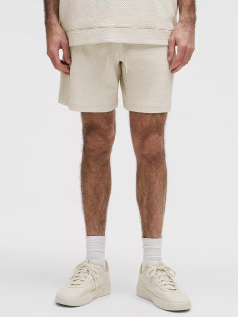 Textured Double-Knit Cotton Short 7"