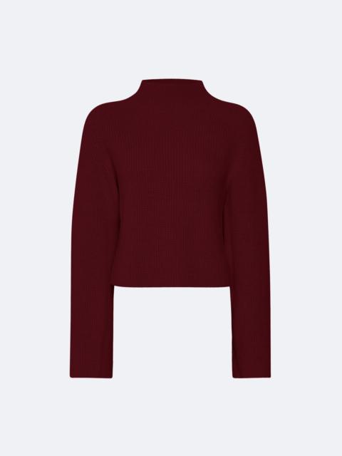 Merino Mock Neck Sweater