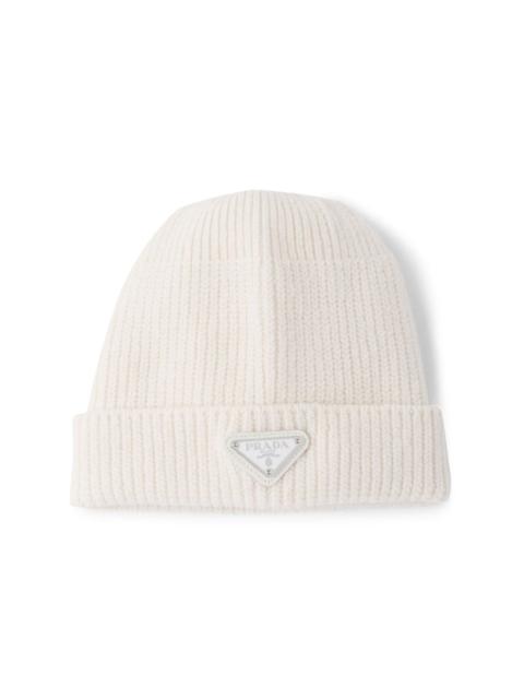 triangle-logo beanie