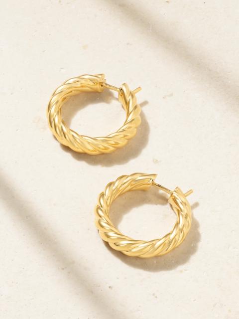 Sculpted Cable 18-karat Gold Hoop Earrings