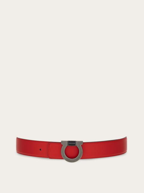 Reversible and adjustable Gancini belt