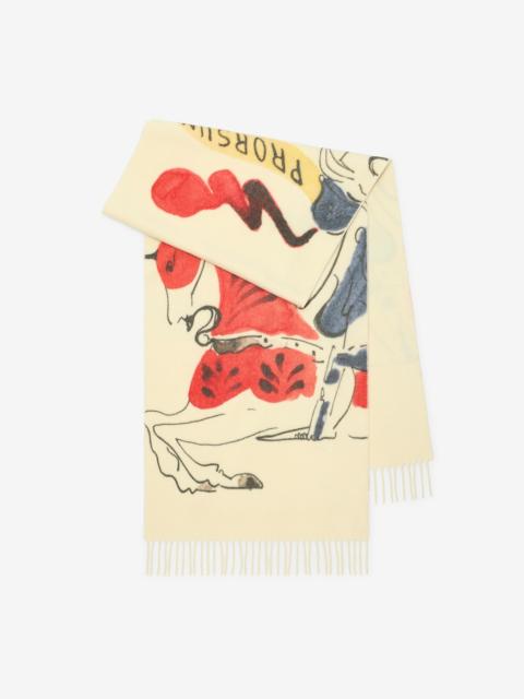Watercolour EKD Cashmere Scarf