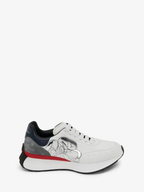 Men's Sprint Runner in White/multicolor