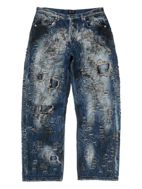 Combat Casualty Care distressed ripped jeans