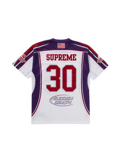 Supreme Sudden Death Football Jersey White