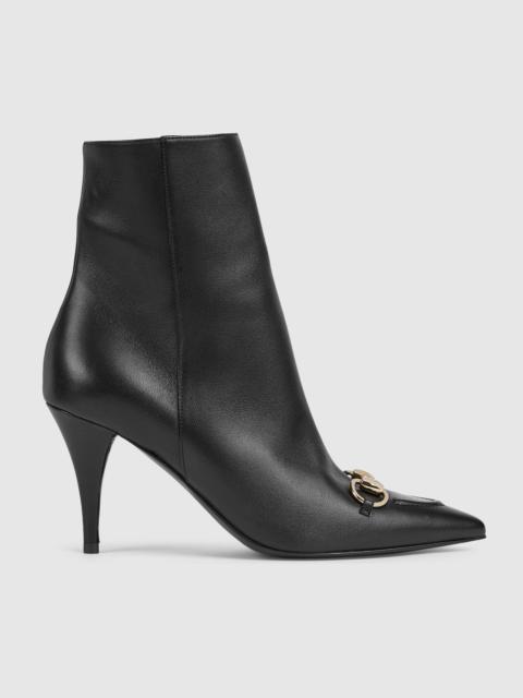 Women's ankle boot with Horsebit