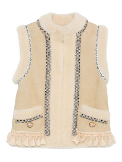 tassel-embellished waistcoat