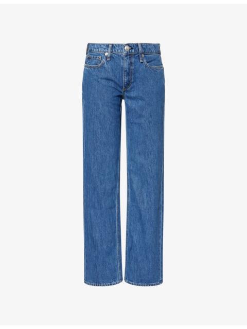 The Harlow Straight-Leg Denim Jeans