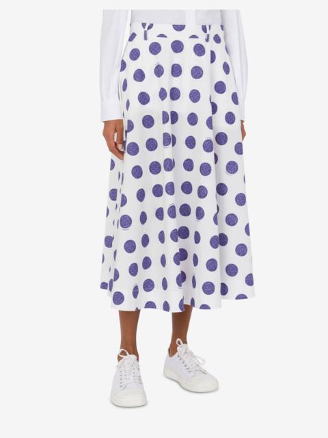 BIRO POLKA DOTS POPLIN SKIRT