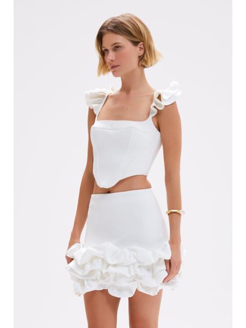 MYSTIQUE CREPE MINI SKIRT