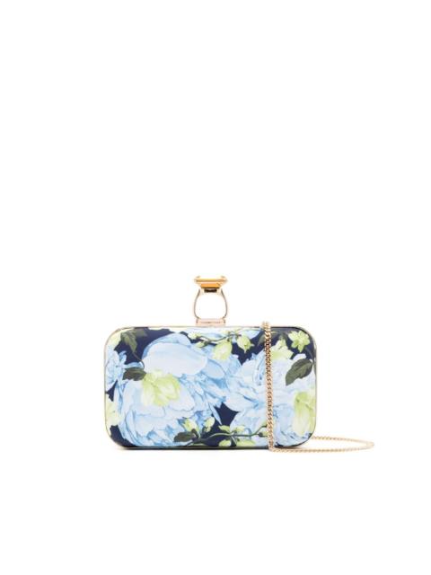 On The Rocks Garden Club-print clutch bag