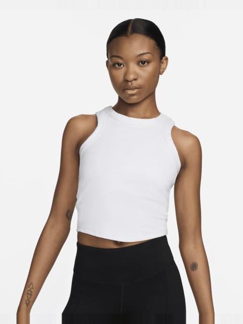 Nike One Fitted Women's Dri-FIT Cropped Tank Top