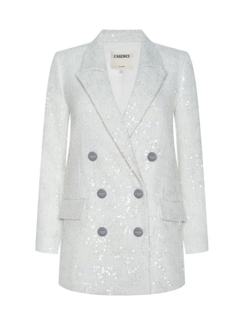 Cambrie Oversized Sequin Blazer