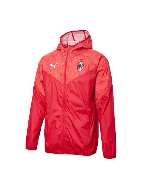 PUMA Ac Milan Warmup Jacket 'Red' 758633-01