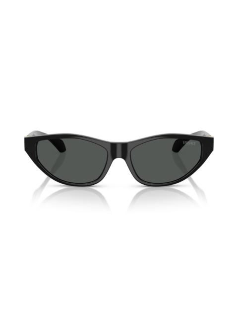 Versace 55mm Cat Eye Sunglasses in Black at Nordstrom