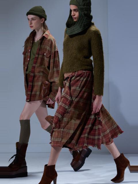 OVERLAY DECONSTRUCTED PANTS