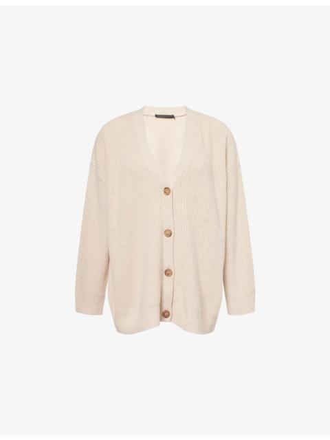 Cocoon V-Neck Cashmere Cardigan