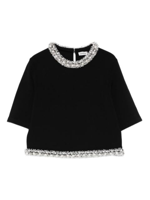 Ozelle embellished top