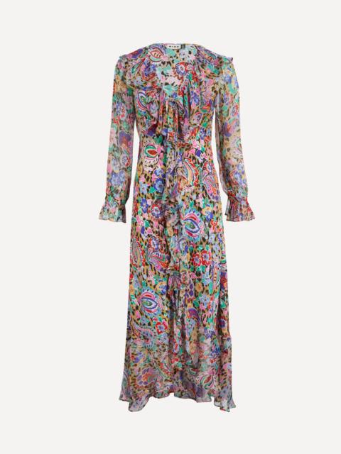 Grayce Silk Midi Dress