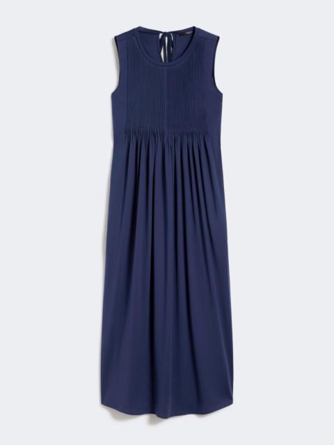 Cotton jersey fluid dress - NAVY