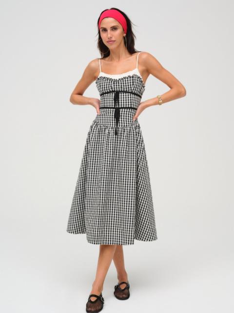 Georgia Gingham Midi Dress