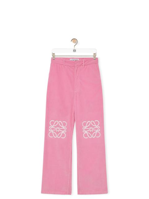 Baggy trousers in cotton