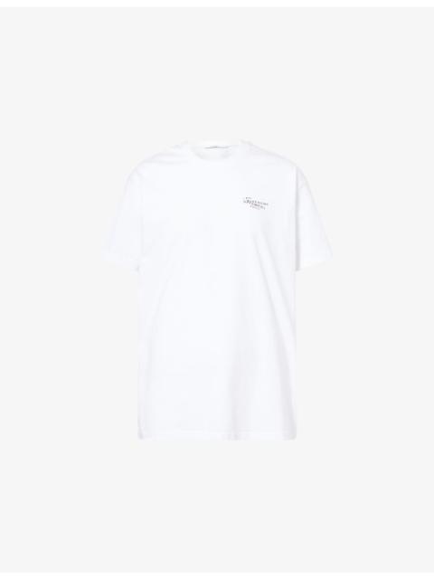 Brand-Print Crewneck Cotton-Jersey T-Shirt