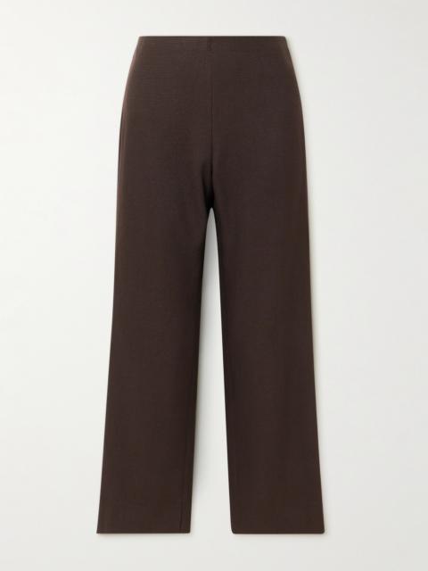 Ariosa Morelia Cropped Woven Flared Pants