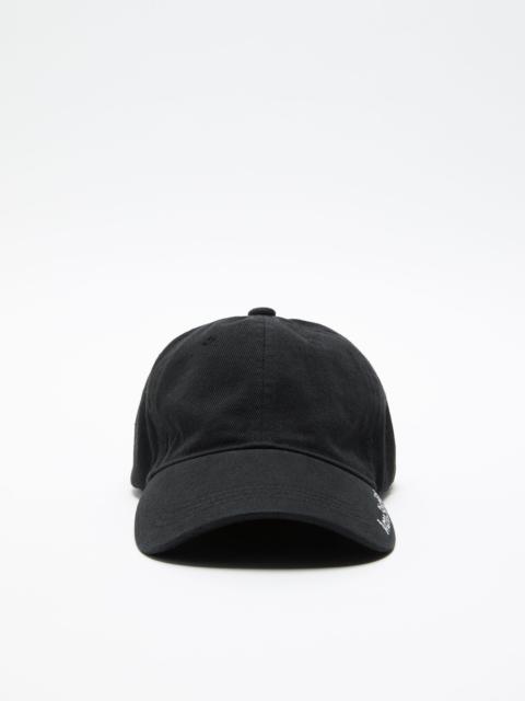 Twill logo cap - Black