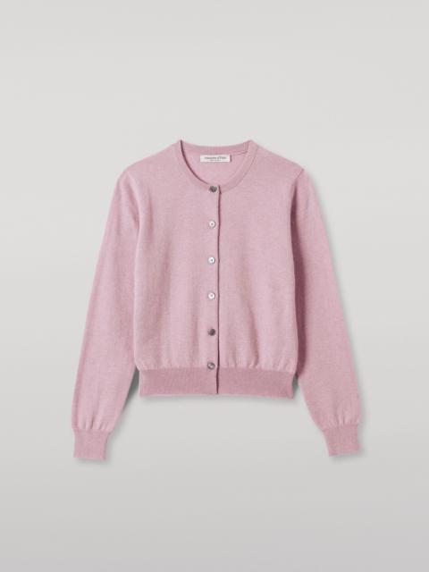 Iris Light Pink Classic Cashmere Cardigan