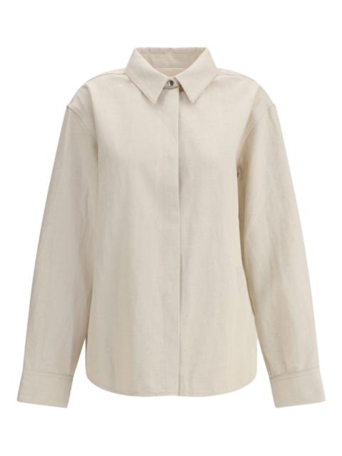 logo-appliqué shirt