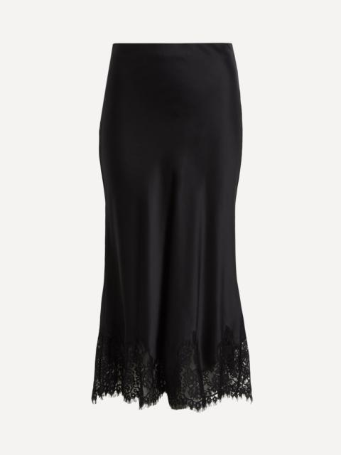 Carolina Black Silk Skirt