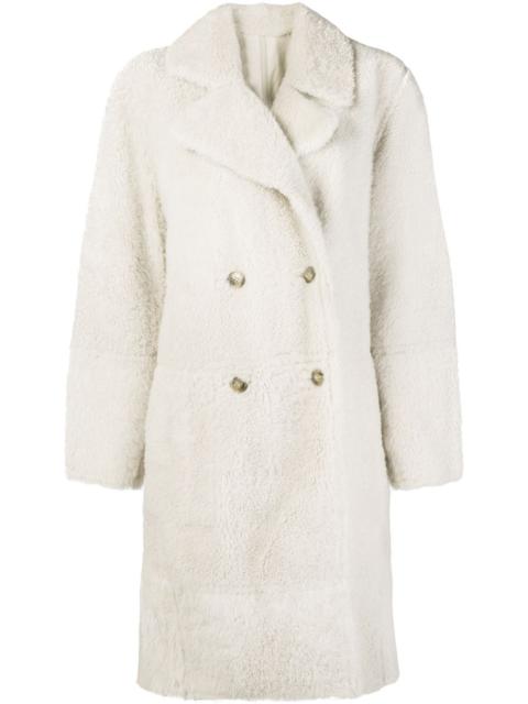 oversized shearling coat