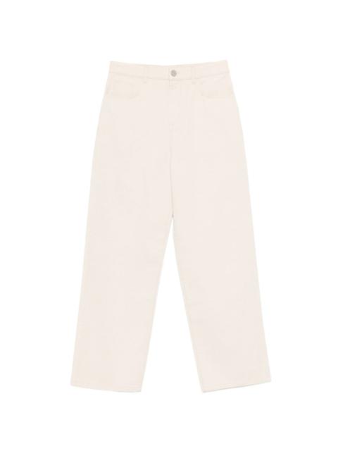 button-fastening jeans