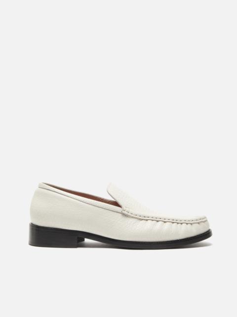 Leather loafers - White