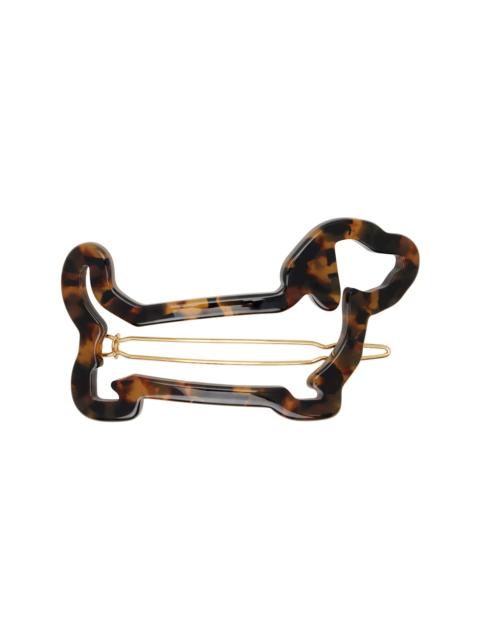 Brown Acetate Hector Hair Clip