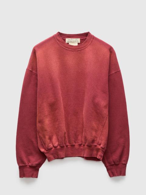 "3-Fly" Special Finish Fleece Crewneck in Bordeaux