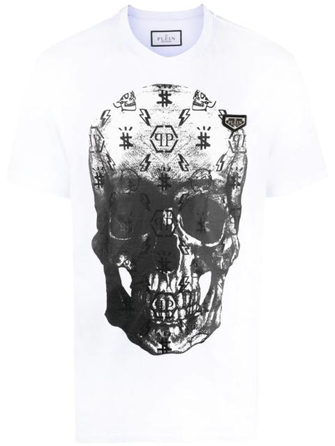 skull-print short-sleeve T-shirt