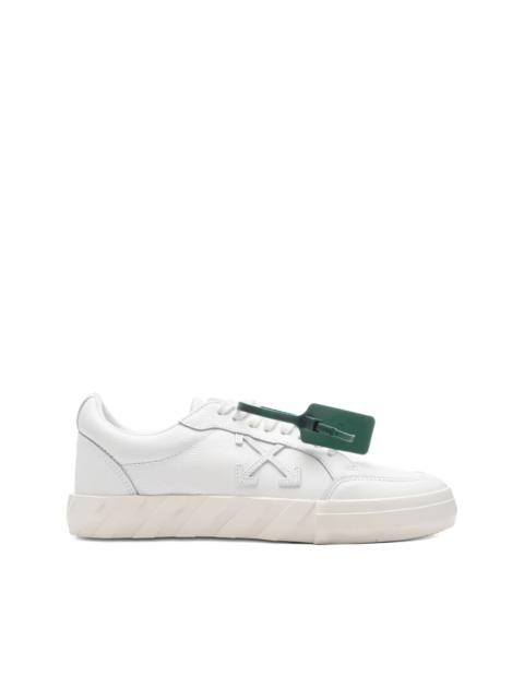 vulcanized low leather sneakers