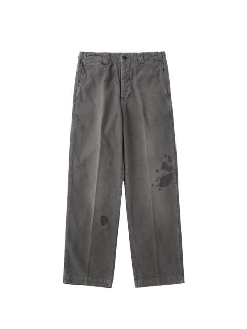 WIDE CHINO PANTS CRASH CHARCOAL