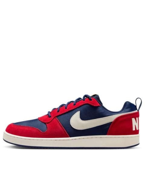 Nike Court Borough Low Premium 'Midnight Navy Sail University Red' 844881-401