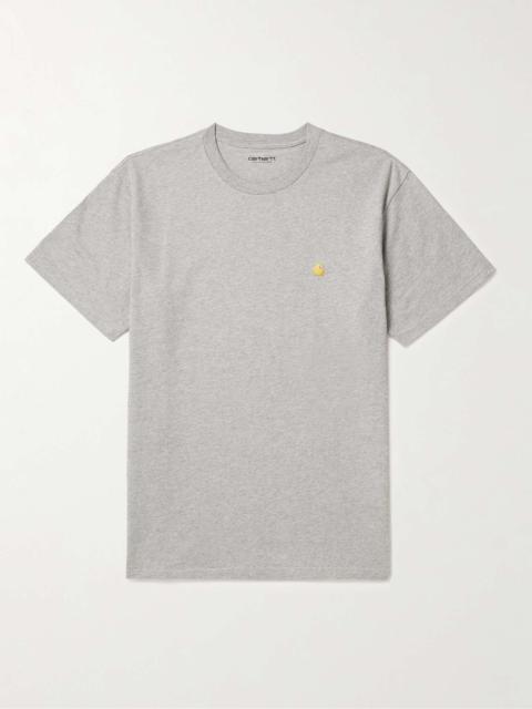 Chase Logo-Embroidered Cotton-Jersey T-Shirt