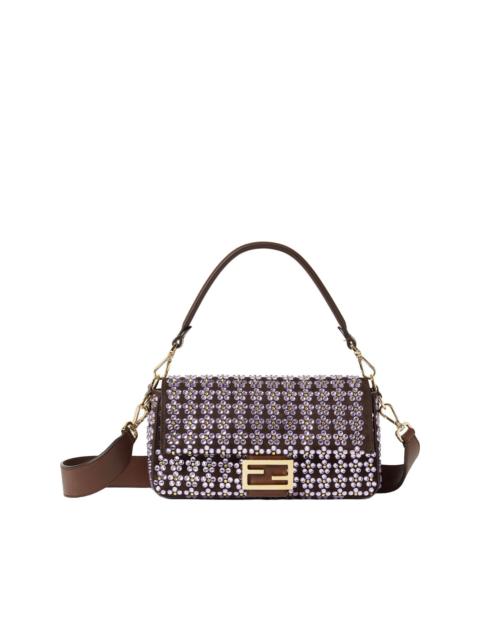 medium Baguette crystals-embellished shoulder bag