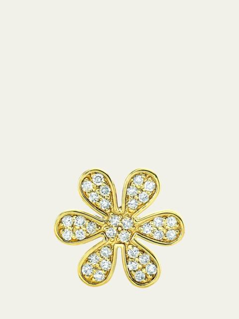 Mini Pave Daisy Stud Earrings