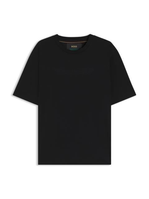 BOSS X ASTON MARTIN T-SHIRT WITH EMBOSSED LOGO